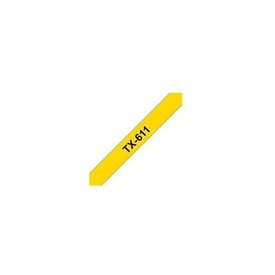 Brother TX611 - ruban lamine - 1 cassette(s) - Rouleau (0,6 cm x 15,2 m) - Publicité Brother TX611 - ruban lamine - 1 cassette(s) - Rouleau (0,6 cm x 15,2 m) - Publicité