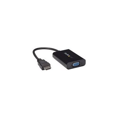 StarTech.com Cable adaptateur HDMI vers VGA avec audio - Convertisseur video HDMI vers HD15 - Male / Femelle - 1920x1080 - Noir - adaptateur video - HDMI / VGA / audio - 25 cm - Publicité StarTech.com Cable adaptateur HDMI vers VGA avec audio - Convertisseur video HDMI vers HD15 - Male / Femelle - 1920x1080 - Noir - adaptateur video - HDMI / VGA / audio - 25 cm - Publicité