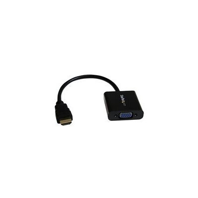 StarTech.com Adaptateur / Convertisseur HDMI vers VGA pour ordinateur de bureau / ordinateur portable / Ultrabook - M/F - 1920x1080 - Noir - adaptateur video - HDMI / VGA - 24.5 cm - Publicité StarTech.com Adaptateur / Convertisseur HDMI vers VGA pour ordinateur de bureau / ordinateur portable / Ultrabook - M/F - 1920x1080 - Noir - adaptateur video - HDMI / VGA - 24.5 cm - Publicité