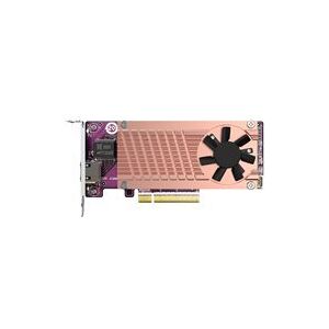 QNAP QM2-2P10G1TB - contrôleur de stockage - PCIe 3.0 x4 (NVMe) - PCIe 3.0 x8 - Publicité QNAP QM2-2P10G1TB - contrôleur de stockage - PCIe 3.0 x4 (NVMe) - PCIe 3.0 x8 - Publicité