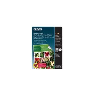 Epson Double-Sided Photo Quality Inkjet Paper - papier photo - mat - 50 feuille(s) - A4 - 140 g/m² - Publicité Epson Double-Sided Photo Quality Inkjet Paper - papier photo - mat - 50 feuille(s) - A4 - 140 g/m² - Publicité
