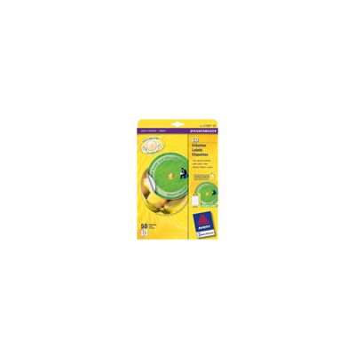Avery Full Face CD/DVD Label - etiquettes couchees brillantes - 50 etiquette(s) - Publicité Avery Full Face CD/DVD Label - etiquettes couchees brillantes - 50 etiquette(s) - Publicité