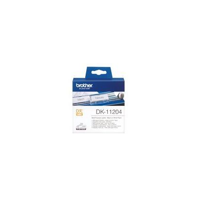 Brother DK-11204 - etiquettes multi-emploi - 400 etiquette(s) - 17 x 54 mm - Publicité Brother DK-11204 - etiquettes multi-emploi - 400 etiquette(s) - 17 x 54 mm - Publicité