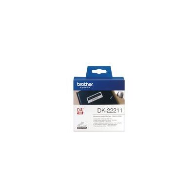 Brother DK-22211 - etiquettes - Rouleau (2,9 cm x 15,2 m) - Publicité Brother DK-22211 - etiquettes - Rouleau (2,9 cm x 15,2 m) - Publicité