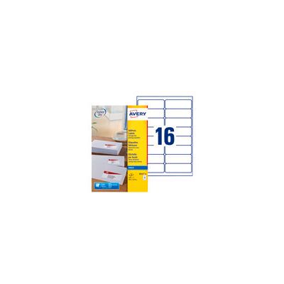 Avery - etiquettes adresses - 400 etiquette(s) - 99.1 x 33.9 mm - Publicité Avery - etiquettes adresses - 400 etiquette(s) - 99.1 x 33.9 mm - Publicité