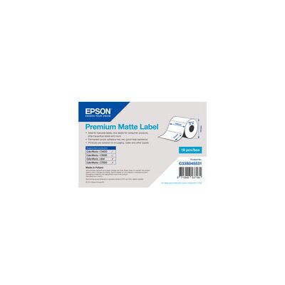 Epson Premium - etiquettes en forme decoupee - mat - 650 etiquette(s) - 102 x 51 mm - Publicité Epson Premium - etiquettes en forme decoupee - mat - 650 etiquette(s) - 102 x 51 mm - Publicité