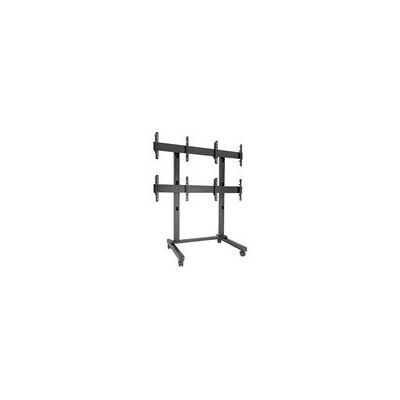 Chief Fusion Large 2x2 Freestanding Video Wall Mobile TV Cart for Displays 42-50 - Black chariot - pour 4 ecrans LCD - noir - Publicité Chief Fusion Large 2x2 Freestanding Video Wall Mobile TV Cart for Displays 42-50 - Black chariot - pour 4 ecrans LCD - noir - Publicité