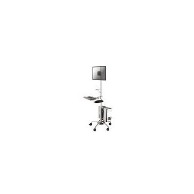 Neomounts FPMA-MOBILE1800 chariot - pour ecran LCD/clavier/souris/processeur - argent - Publicité Neomounts FPMA-MOBILE1800 chariot - pour ecran LCD/clavier/souris/processeur - argent - Publicité