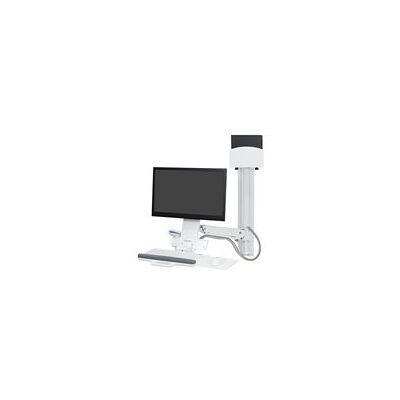 Ergotron Systeme Sit-Stand Combo kit de montage - pour ecran LCD/clavier/souris/lecteur de codes a barres/processeur - petit support de CPU - blanc - Publicité Ergotron Systeme Sit-Stand Combo kit de montage - pour ecran LCD/clavier/souris/lecteur de codes a barres/processeur - petit support de CPU - blanc - Publicité