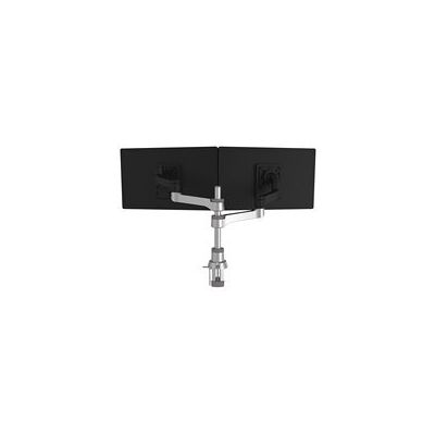 R-Go Tools R-Go Bras d'ecran double Zepher kit de montage - pour 2 ecrans LCD - argent mat - Publicité R-Go Tools R-Go Bras d'ecran double Zepher kit de montage - pour 2 ecrans LCD - argent mat - Publicité