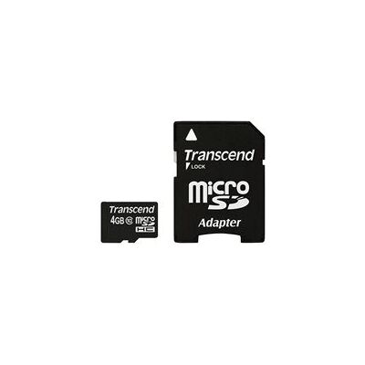 Transcend Premium - carte memoire flash - 4 Go - micro SDHC - Publicité Transcend Premium - carte memoire flash - 4 Go - micro SDHC - Publicité