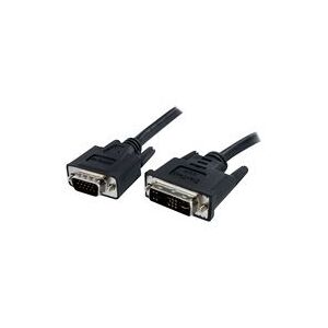 StarTech.com Cable ecran DVI vers VGA - DVI-A (M) vers VGA HD15 (M) - 1m - Cordon DVI VGA - 1x DVI-A (analogique) male, 1x VGA HD-15 male - cable video - 1 m - Publicité StarTech.com Cable ecran DVI vers VGA - DVI-A (M) vers VGA HD15 (M) - 1m - Cordon DVI VGA - 1x DVI-A (analogique) male, 1x VGA HD-15 male - cable video - 1 m - Publicité
