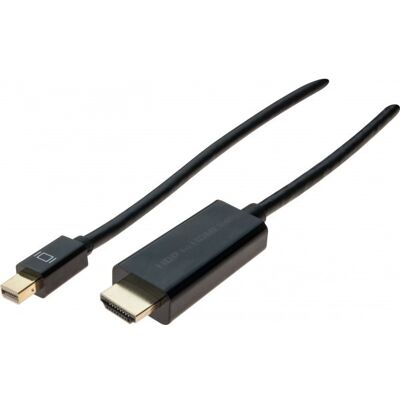 Câble actif Mini DisplayPort 1.2 vers HDMI 2.0 de Manutan - 2m - Publicité Câble actif Mini DisplayPort 1.2 vers HDMI 2.0 de Manutan - 2m - Publicité