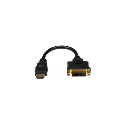 StarTech.com Cable adaptateur video HDMI vers DVI-D de 20Â cm - HDMI male vers DVI femelle - adaptateur video - HDMI / DVI - 20.32 cm - Publicité StarTech.com Cable adaptateur video HDMI vers DVI-D de 20Â cm - HDMI male vers DVI femelle - adaptateur video - HDMI / DVI - 20.32 cm - Publicité