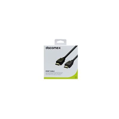 DACOMEX cable HDMI avec Ethernet - 1 m - Publicité DACOMEX cable HDMI avec Ethernet - 1 m - Publicité