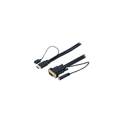 MCAD exertis Connect cable adaptateur - HDMI / VGA / audio - 1.8 m - Publicité MCAD exertis Connect cable adaptateur - HDMI / VGA / audio - 1.8 m - Publicité