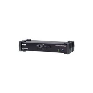 Aten CS1824 KVMP Switch - commutateur ecran-clavier-souris/audio/USB - 4 ports - Publicité