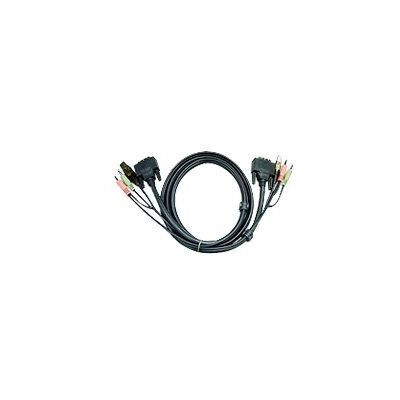 Aten 2L-7D03U - cable video / USB / audio - 3 m - Publicité Aten 2L-7D03U - cable video / USB / audio - 3 m - Publicité