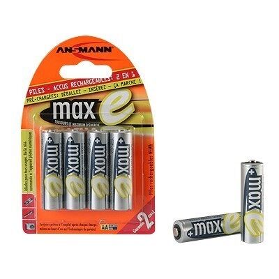 MCAD ANSMANN Batteries 5035442 HR6 / AA blister de 4 - Publicité MCAD ANSMANN Batteries 5035442 HR6 / AA blister de 4 - Publicité