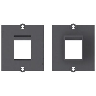 MCAD BACHMANN Plastron vide 1 embase keystone (RJ45, USB, HDMI) - Publicité MCAD BACHMANN Plastron vide 1 embase keystone (RJ45, USB, HDMI) - Publicité