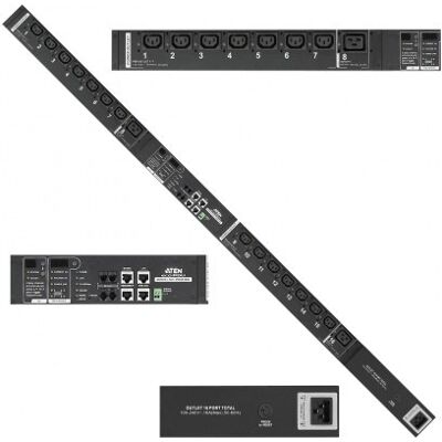 Aten PE8216G PDU Vertical 16 prises Control+Mesure par prise - Publicité Aten PE8216G PDU Vertical 16 prises Control+Mesure par prise - Publicité