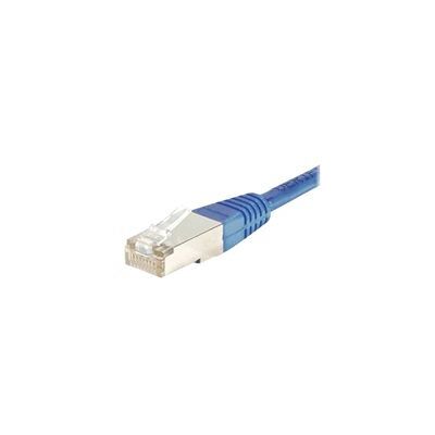 Câble réseau Dexlan 0,7m CAT5e F/UTP - Bleu - Publicité Câble réseau Dexlan 0,7m CAT5e F/UTP - Bleu - Publicité