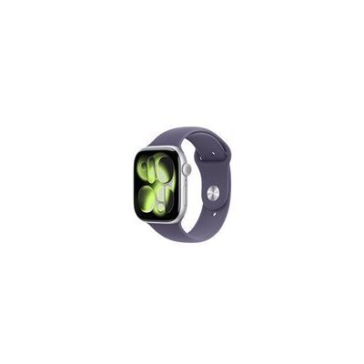 Apple Watch Series 11 (GPS + Cellular) - aluminium argente - montre intelligente avec bande sport - brouillard violet - 64 Go - Publicité Apple Watch Series 11 (GPS + Cellular) - aluminium argente - montre intelligente avec bande sport - brouillard violet - 64 Go - Publicité