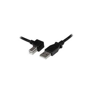 StarTech.com Cable USB 2.0 Type A vers USB Type B Coude a Gauche Male / Male - Adaptateur pour imprimante 2 m Noir - cable USB - USB type B pour USB - 2 m - Publicité StarTech.com Cable USB 2.0 Type A vers USB Type B Coude a Gauche Male / Male - Adaptateur pour imprimante 2 m Noir - cable USB - USB type B pour USB - 2 m - Publicité