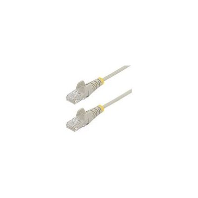 StarTech.com Cable reseau Ethernet RJ45 Cat6 de 1,5 m - Cordon de brassage mince Cat 6 UTP sans crochet - Fil Gigabit gris (N6PAT150CMGRS) - cordon de raccordement - 1.5 m - gris - Publicité StarTech.com Cable reseau Ethernet RJ45 Cat6 de 1,5 m - Cordon de brassage mince Cat 6 UTP sans crochet - Fil Gigabit gris (N6PAT150CMGRS) - cordon de raccordement - 1.5 m - gris - Publicité