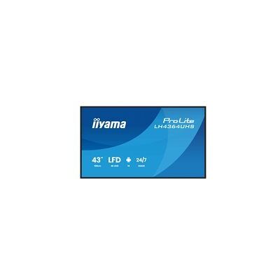 IIYAMA ProLite LH4364UHS-B1AG 43 Classe (42.5 visualisable) ecran LCD retro-eclaire par LED - 4K - pour signalisation numerique - Publicité IIYAMA ProLite LH4364UHS-B1AG 43 Classe (42.5 visualisable) ecran LCD retro-eclaire par LED - 4K - pour signalisation numerique - Publicité