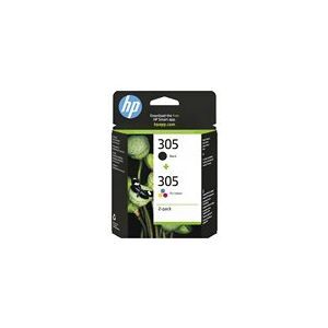HP 305 - pack de 2 - noir, couleur (cyan, magenta, jaune) - original - cartouche d'encre - Publicité HP 305 - pack de 2 - noir, couleur (cyan, magenta, jaune) - original - cartouche d'encre - Publicité