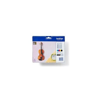 Brother LC127XL Value Pack - pack de 4 - haute capacite - noir, jaune, cyan, magenta - original - cartouche d'encre - Publicité Brother LC127XL Value Pack - pack de 4 - haute capacite - noir, jaune, cyan, magenta - original - cartouche d'encre - Publicité