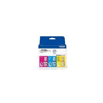 Brother BTD180CL Multipack - pack de 3 - jaune, cyan, magenta - original - recharge d'encre - Publicité Brother BTD180CL Multipack - pack de 3 - jaune, cyan, magenta - original - recharge d'encre - Publicité