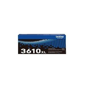 Brother TN3610XL - a rendement eleve - noir - original - cartouche de toner - Publicité Brother TN3610XL - a rendement eleve - noir - original - cartouche de toner - Publicité