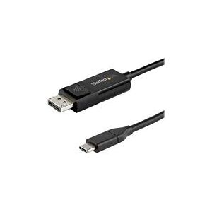 StarTech.com CDP2DP142MBD Cable USB Type-C vers DisplayPort 1.4 (bidirectionnel) - 2 m - Adaptateur USB-C a DP - Cable DisplayPort - 24 pin USB-C pour DisplayPort - 2 m - Publicité StarTech.com CDP2DP142MBD Cable USB Type-C vers DisplayPort 1.4 (bidirectionnel) - 2 m - Adaptateur USB-C a DP - Cable DisplayPort - 24 pin USB-C pour DisplayPort - 2 m - Publicité