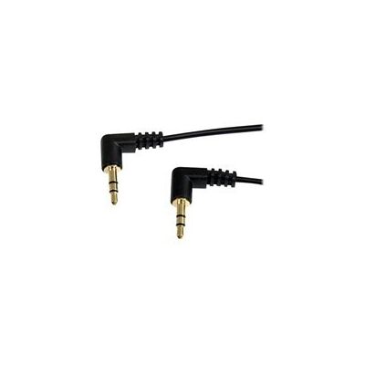 StarTech.com Cable audio stereo Mini-Jack 3,5mm slim a angle droit de 1,8 m - Mini-Jack coude vers Mini-Jack coude - M/M - Noir - cable audio - 1.8 m - Publicité StarTech.com Cable audio stereo Mini-Jack 3,5mm slim a angle droit de 1,8 m - Mini-Jack coude vers Mini-Jack coude - M/M - Noir - cable audio - 1.8 m - Publicité