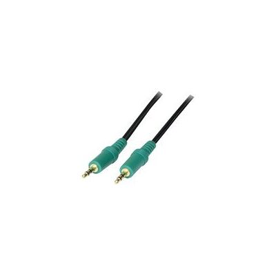 Tecline 108896 - Câble audio 3,5 mm - 3 m - Noir - Publicité Tecline 108896 - Câble audio 3,5 mm - 3 m - Noir - Publicité