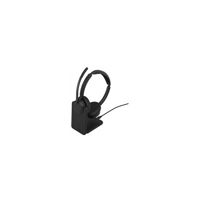 Jabra Evolve3 45 MS Stereo - micro-casque - USB-A via adaptateur Bluetooth, USB-C - Microsoft Teams Certified - Zoom Certified - avec support de chargement - Publicité Jabra Evolve3 45 MS Stereo - micro-casque - USB-A via adaptateur Bluetooth, USB-C - Microsoft Teams Certified - Zoom Certified - avec support de chargement - Publicité