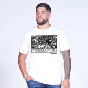 Ruckfield T shirt avec serigraphie Jonah Lomu blanc 