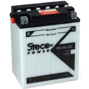 Steco Powersports Batterie moto 12.0 14.0 Conventionnelles (Ref: YB14L-A2)