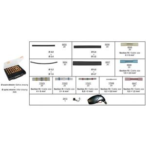 RESTAGRAF Assortiment, gaine thermorétractable (Ref: 18)