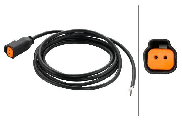 HELLA Kit de câbles, projecteur de travail (Ref: 8KB 990 299-011)