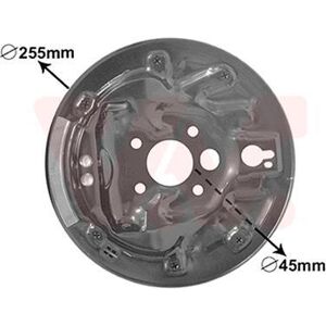 VAN WEZEL Tôle de recouvrement, tambour de frein pour SKODA: Roomster, Octavia (Ref: 7620373)