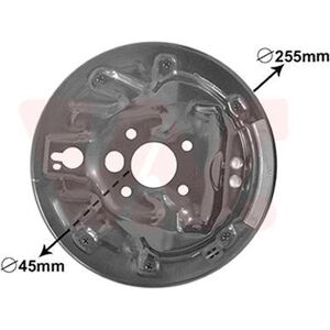 VAN WEZEL Tôle de recouvrement, tambour de frein pour SKODA: Roomster, Octavia (Ref: 7620374)