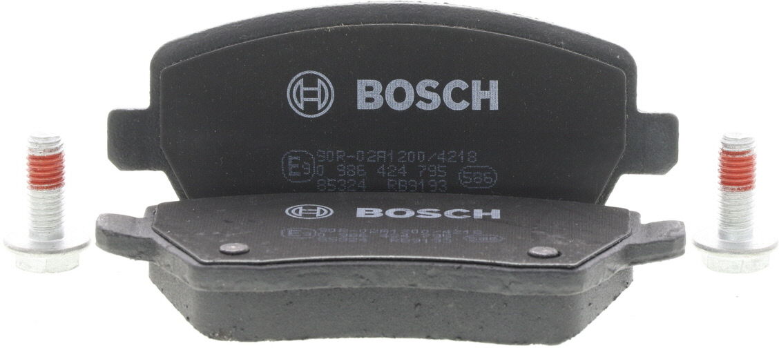 BOSCH Plaquettes de frein X4 pour RENAULT: Clio, Mégane, Captur, Kangoo, Modus, Zoé, Express & DACIA: Duster, Logan, Lodgy (Ref: 0 986 424 795)