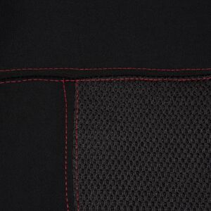 CARAUTO Housse de siège universelle : 2 sièges (avant) - maille polyester / mesh noir/rouge (Ref: 01013463)