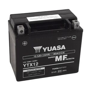 YUASA Batterie moto 12.0 V 10.5 Ah SLA AGM (Ref: YTX12)