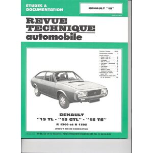 ETAI Revue technique auto pour RENAULT: R15 (Ref: 4823)