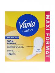 Vania Protégé-Slips Confort Sans Parfum X56 - Boîte 56 Protège-Slips
