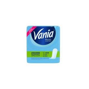 Vania Serviettes Hygiéniques Maxi Confort Super 16 Serviettes - Sachet 16 Serviettes Hygiéniques - Publicité